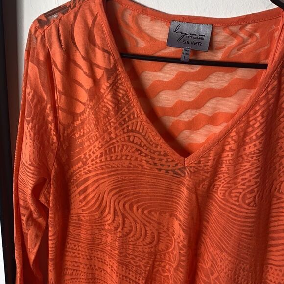 Orange Burnout Top - Picture 2 of 4